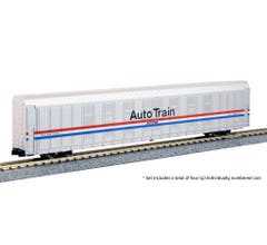 Kato #106-5508 Autorack Amtrak Phase III Auto Train 4-Car Set #2