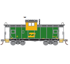 Athearn Roundhouse #1354 Wide Vision Caboose - Burlington Northern