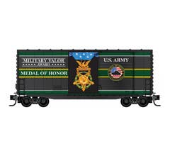 Micro Trains 10100760 N Scale Military Valor Award Car- U.S. Army