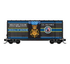 Micro Trains 10100761 N Scale Military Valor Award Car- U.S. Air Force
