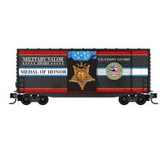 Micro Trains 10100764 N Scale Military Valor Award Car- U.S. Coast Guard