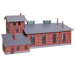 Faller 120161  HO Locomotive shed, 2 stalls kit