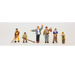 Walthers #949-6012 Figures - Vintage Rail Workers (6 pcs)