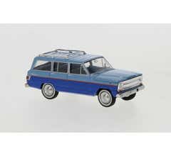 Brekina Automodelle 19871  HO 1967 Jeep Wagoneer B - 2-Tone Blue