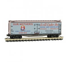 Micro Trains #04900880 40' Double Sheathed Wood Reefer -Farm-to-Table #12 "Mothers Cocoa"