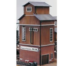 PIKO 61124 HO CLASSIC LINE SAND WORKS GRADING TOWER, BUILDING KIT