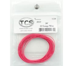 TCS #1197 Red 30 Gauge 10' seven strand wire