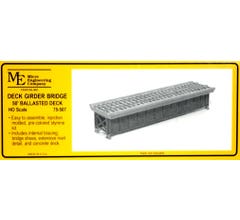 Micro Engineering HO #75-507 50' Ballasted Deck Girder Bridge Kit