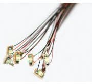 TCS #1421 Yellow LED's surface mounted on micro circuit board with magnet wires for easy attachment (2 Pack)