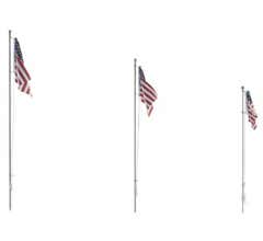 Woodland Scenics #JP5951 Medium US Flag- Pole
