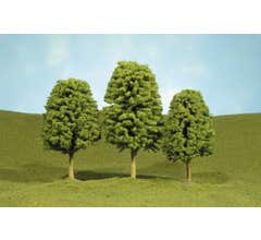 Bachmann #32106 2" - 3" Deciduous Trees four pieces per pack