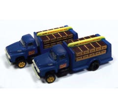 Classic Metal Works #50384 1954 Ford Bottle Truck 2-Pack- 2 Pk