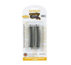 Bachmann 44823 N Half Section 14&quot; Radius Curved Track (6 PER CARD)