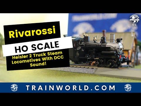 Rivarossi HR2948S HO Heisler steam locomotive, 3-truck model