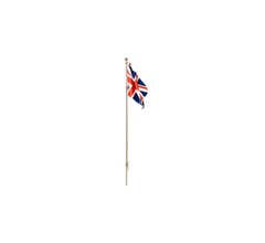 Woodland Scenics #JP5959  Medium Union Jack Flag Pole