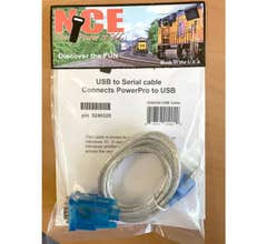 NCE 5240320  6ft USB to Serial Cable for Power Pro