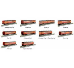 Kato #106-063 N Scale Southern Pacific Lines Daylight 10 Car Set