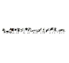 NOCH 15721  HO Cows, black-white (7 pcs)