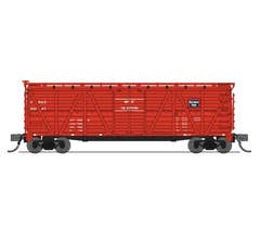 Broadway Limited 8451  N 40' WOOD STOCK CAR, CBQ 52247, CATTLE SOUNDS