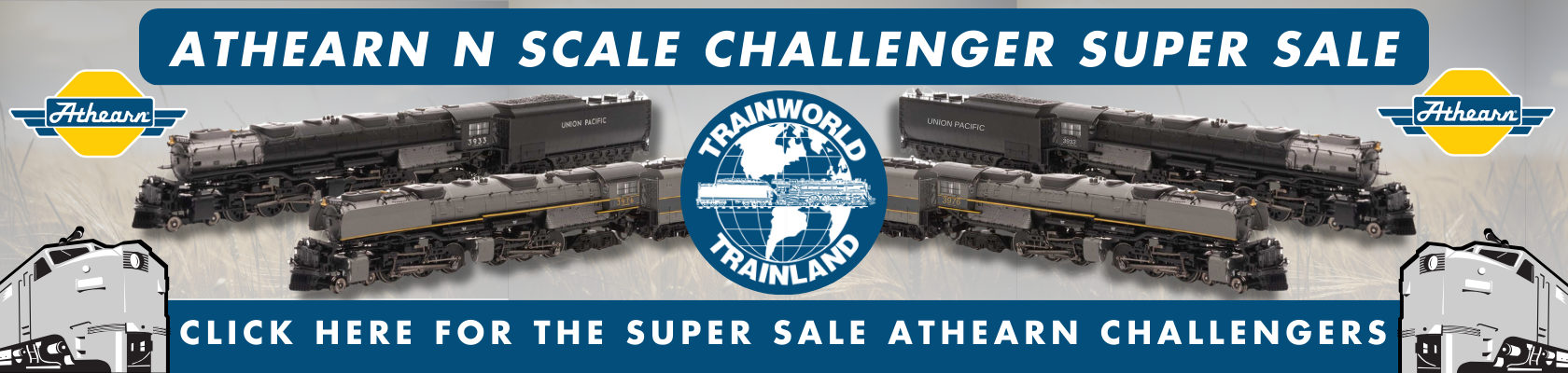 Athearn N Challenger Super Sale