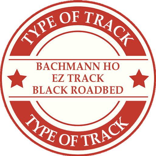 HO Bachmann RoadBed Track (Black RoadBed)