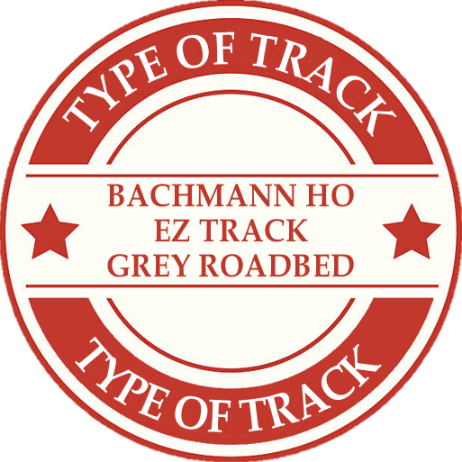 HO Bachmann RoadBed Track (Grey RoadBed)