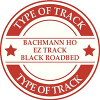 HO Bachmann RoadBed Track (Black RoadBed)