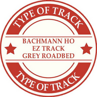 HO Bachmann RoadBed Track (Grey RoadBed)