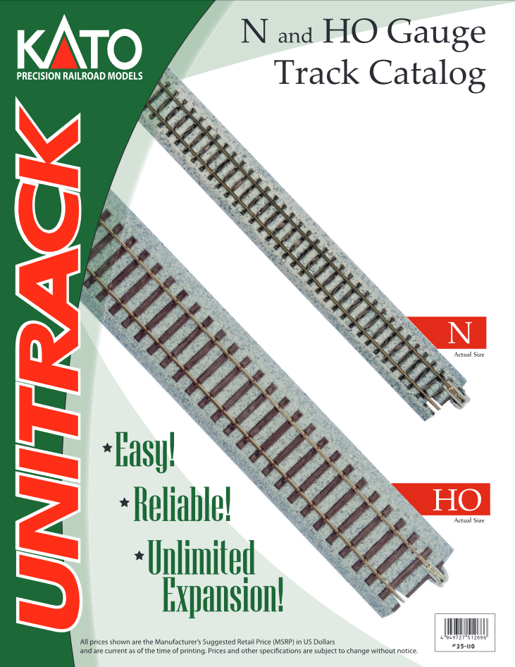 Kato N HO Scale Track Catalog