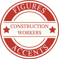 HO Scale Construction Workers