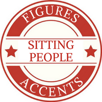 Sitting People Figures