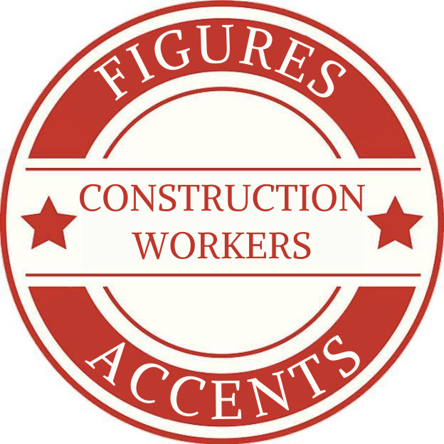 O Scale Construction Workers