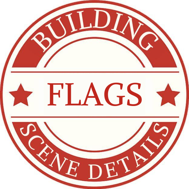 HO Scale Flags