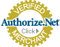 Verified merchant by Authorize.net